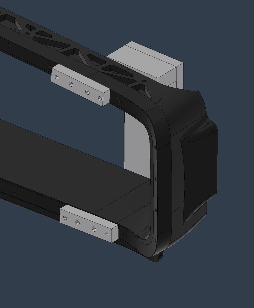 grill surround 3D render